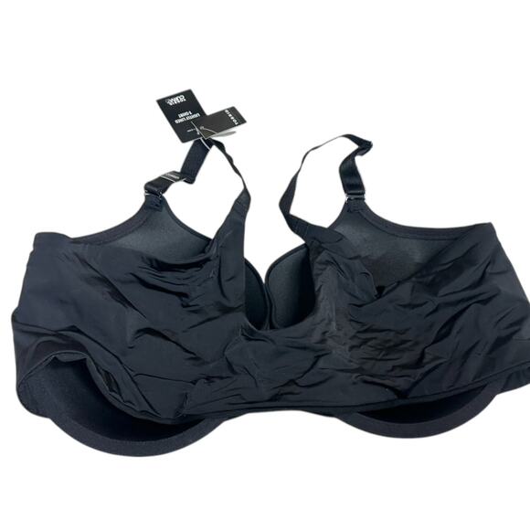 Torrid Black Back Smoothing Lightly Lined T-Shirt Bra Front Closure 42DDD NEW - Picture 3 of 6